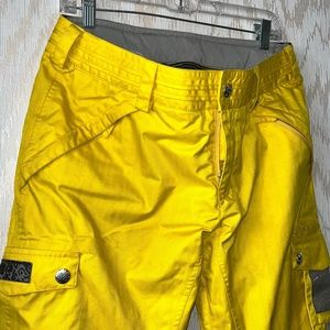 Bight Yellow Burton Dryride Waterproof and Insulated Snowboard / Snow Ski Pants